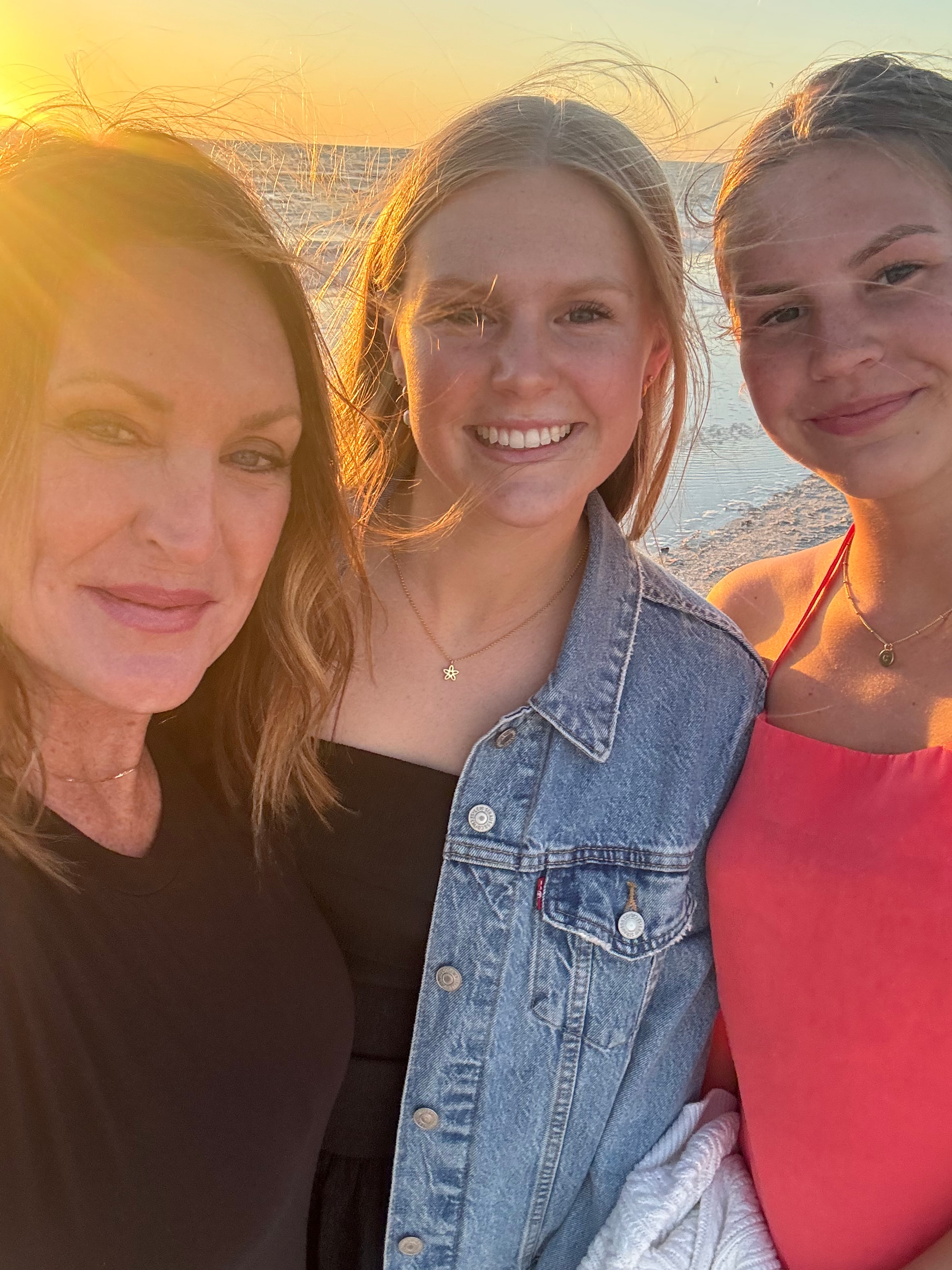 Karen Rae with her daughters